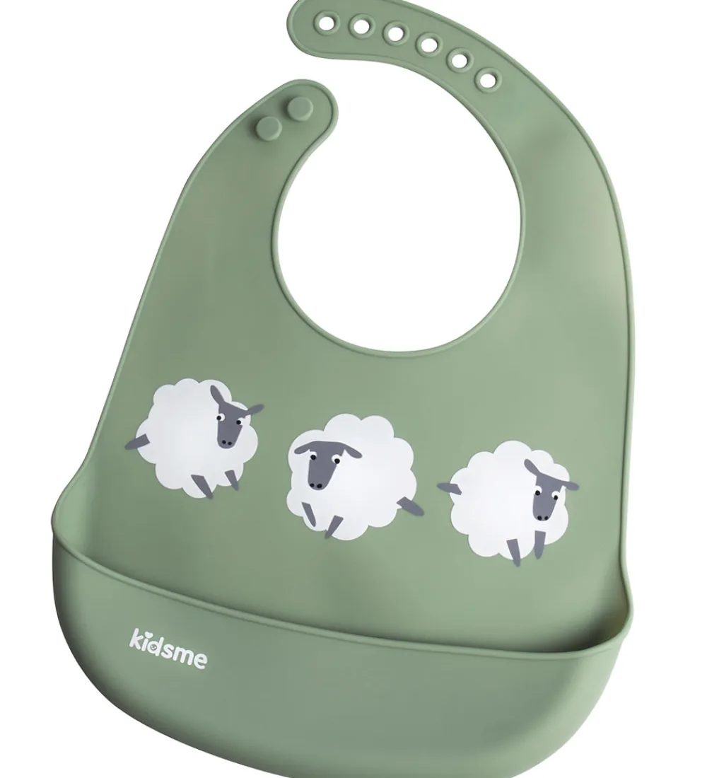 KidsMe Hagesmække*Hagesmæk - Easy Clean Bib - Grøn