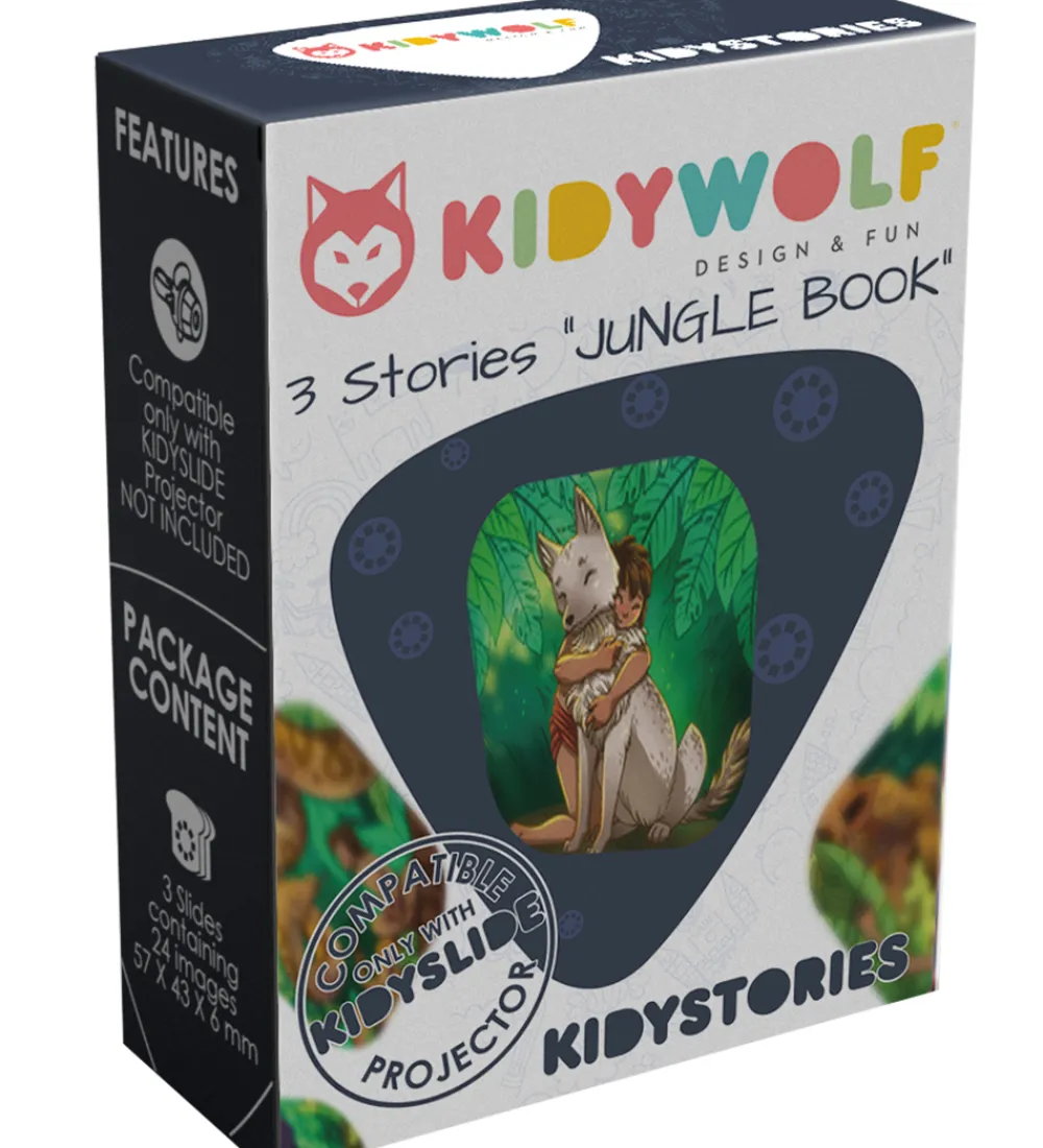 Kidywolf Lommelygter*Historie - Til Lommelygte - Jungle Book - Kidystories