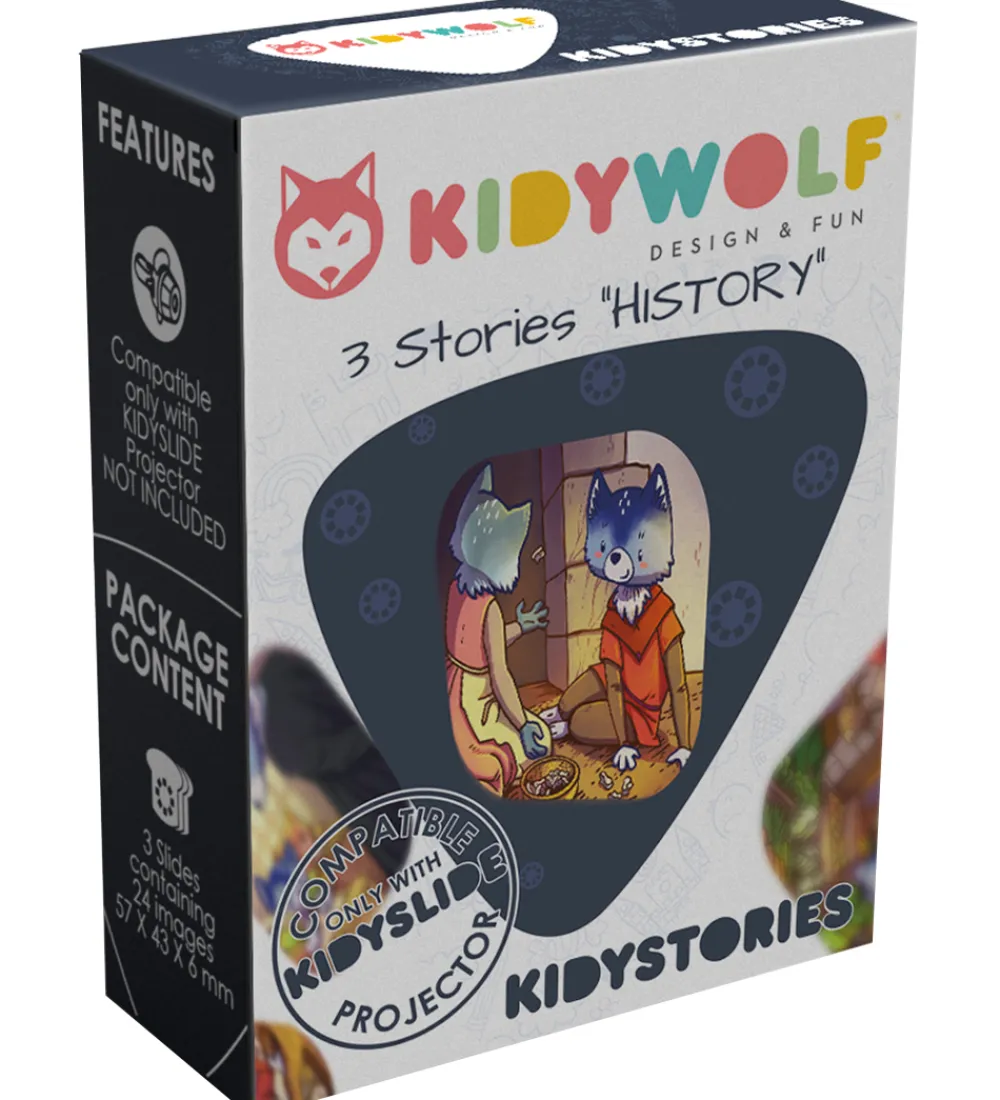 Kidywolf Lommelygter*Historie - Til Lommelygte - History - Kidystories