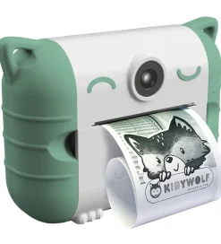 Børnekamera-Kidywolf Kamera m. Printer - Kidyprint - Camera Green