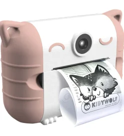 Kidywolf Børnekamera*Kamera m. Printer - Kidyprint - Camera Peach