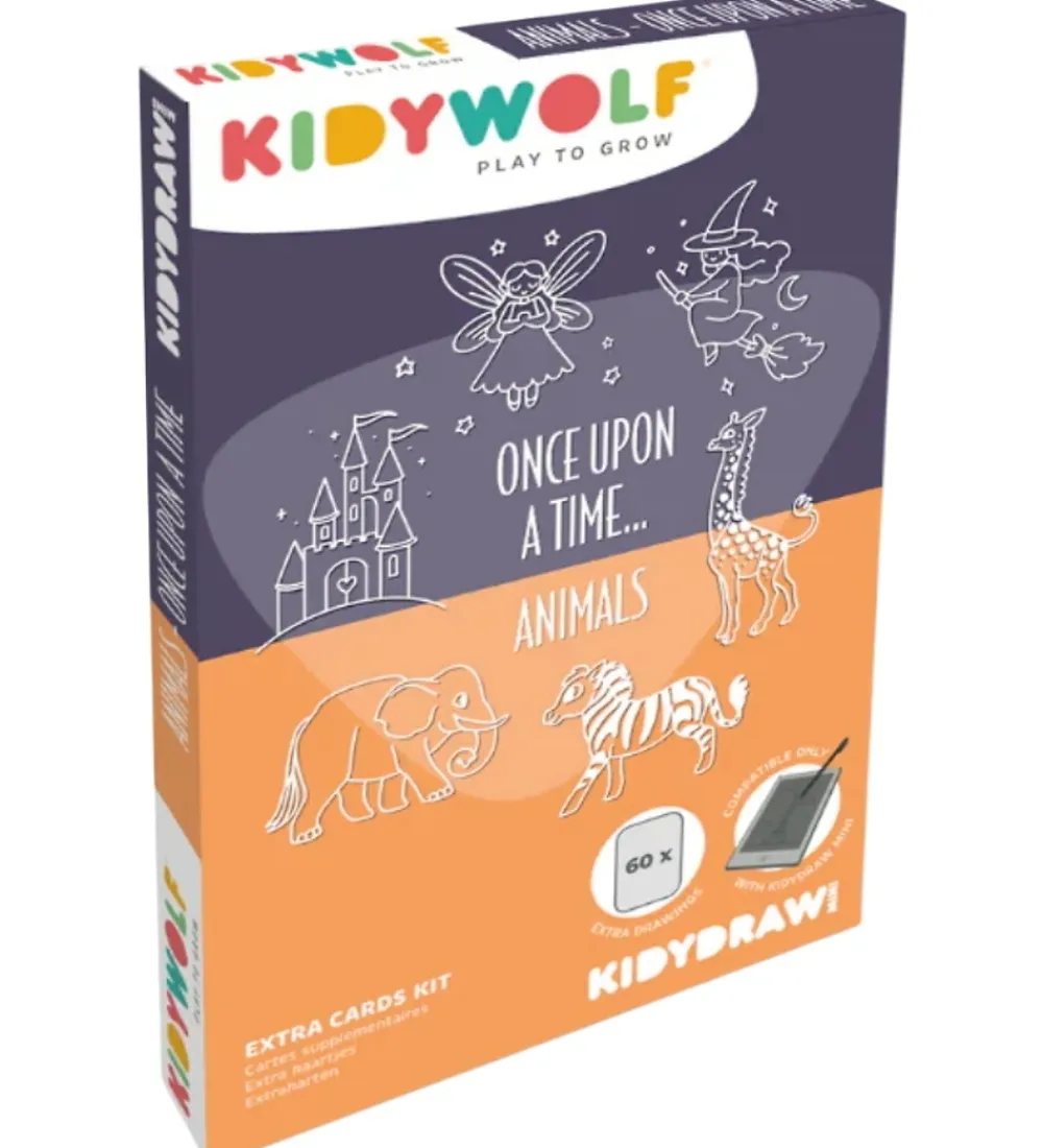 Kidywolf Kreasæt*Refill Tegnemotiver - 60 motiver - Once Upon A Time/Ani