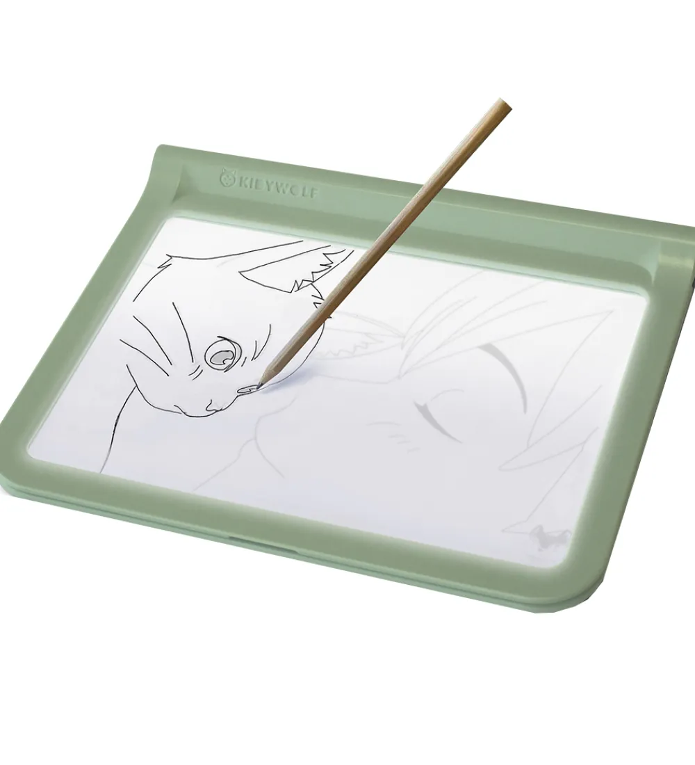Kidywolf Kreativ Leg*Tegnetavle m. Lys - KidyDraw-Pro - 2-i-1