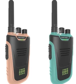 Walkie Talkies-Kidywolf Walkie Talkie - 2 stk - Kidytalk - Blå/Rosa
