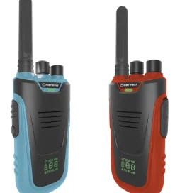Walkie Talkies-Kidywolf Walkie Talkie - 2 stk. - Kidytalk - Blå/Rød