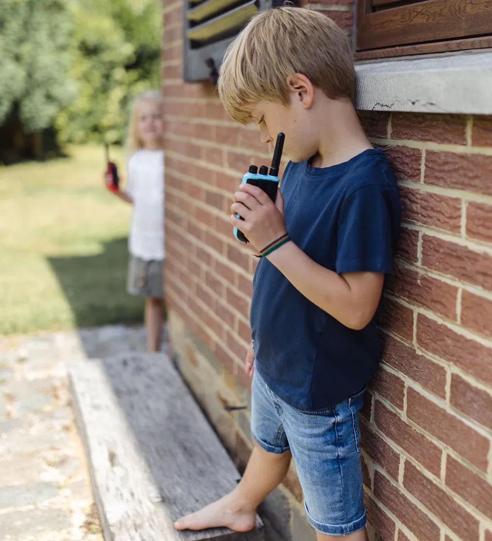 Walkie Talkies-Kidywolf Walkie Talkie - 2 stk. - Kidytalk - Blå/Rød