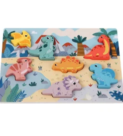 Kinder and Kids Trælegetøj*Puslespil - Træ - Dinosaur