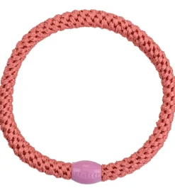 Kknekki Hårelastikker*Hårelastikker - 6-Pak - Slim - Pastel Glimmer/Lys Rosa G