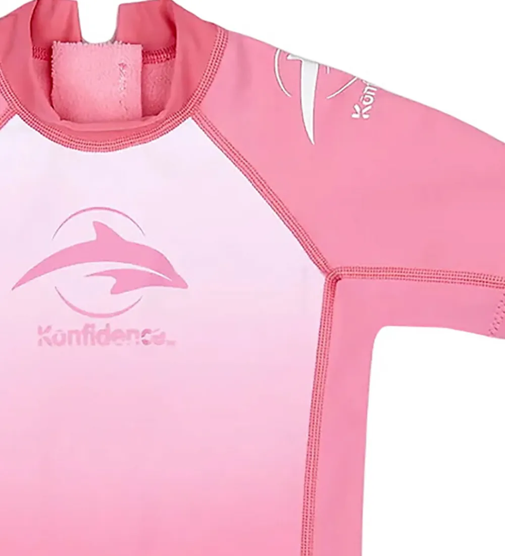 Konfidence Badetøj*Badeheldragt - UV50+ - E-Flex - Breton Pink