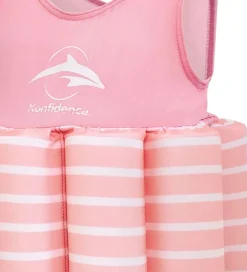 Svømmeveste-Konfidence Svømmedragt - UV40+ - Pink/Breton