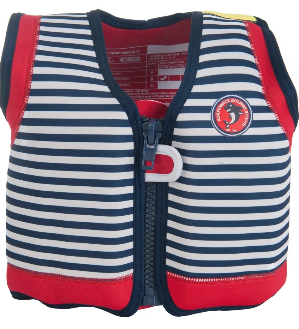 Konfidence Svømmeveste*Svømmevest - Original - Hamptons Navy Stripe