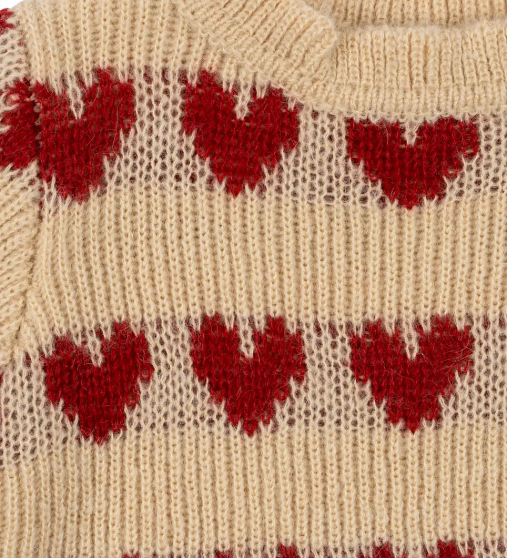Juletøj-Konges Sløjd Bluse - Uld - Strik - Laula - Heart
