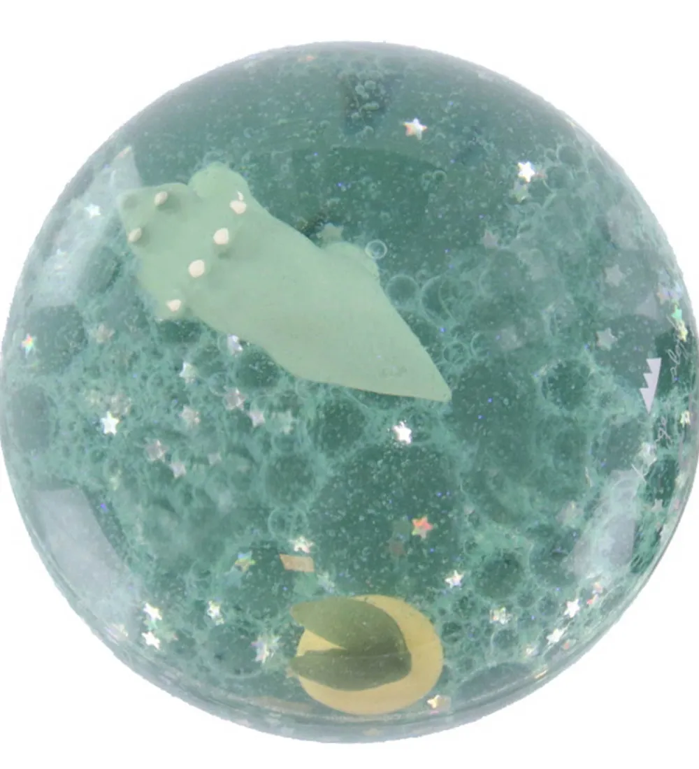 Bolde|Babylegetøj-Konges Sløjd Bold - Glitter Water - Lemon