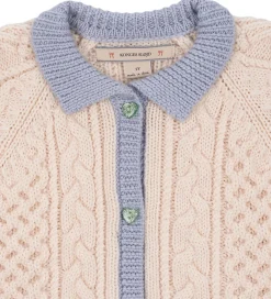 Striktrøjer-Konges Sløjd Cardigan - Emma - Uld - Strik - Off White