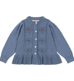 Striktrøjer-Konges Sløjd Cardigan - Strik - Soleil - Country Blue