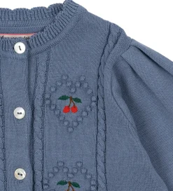 Striktrøjer-Konges Sløjd Cardigan - Strik - Soleil - Country Blue