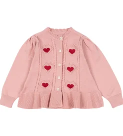 Striktrøjer-Konges Sløjd Cardigan - Strik - Soleil - Silver Pink