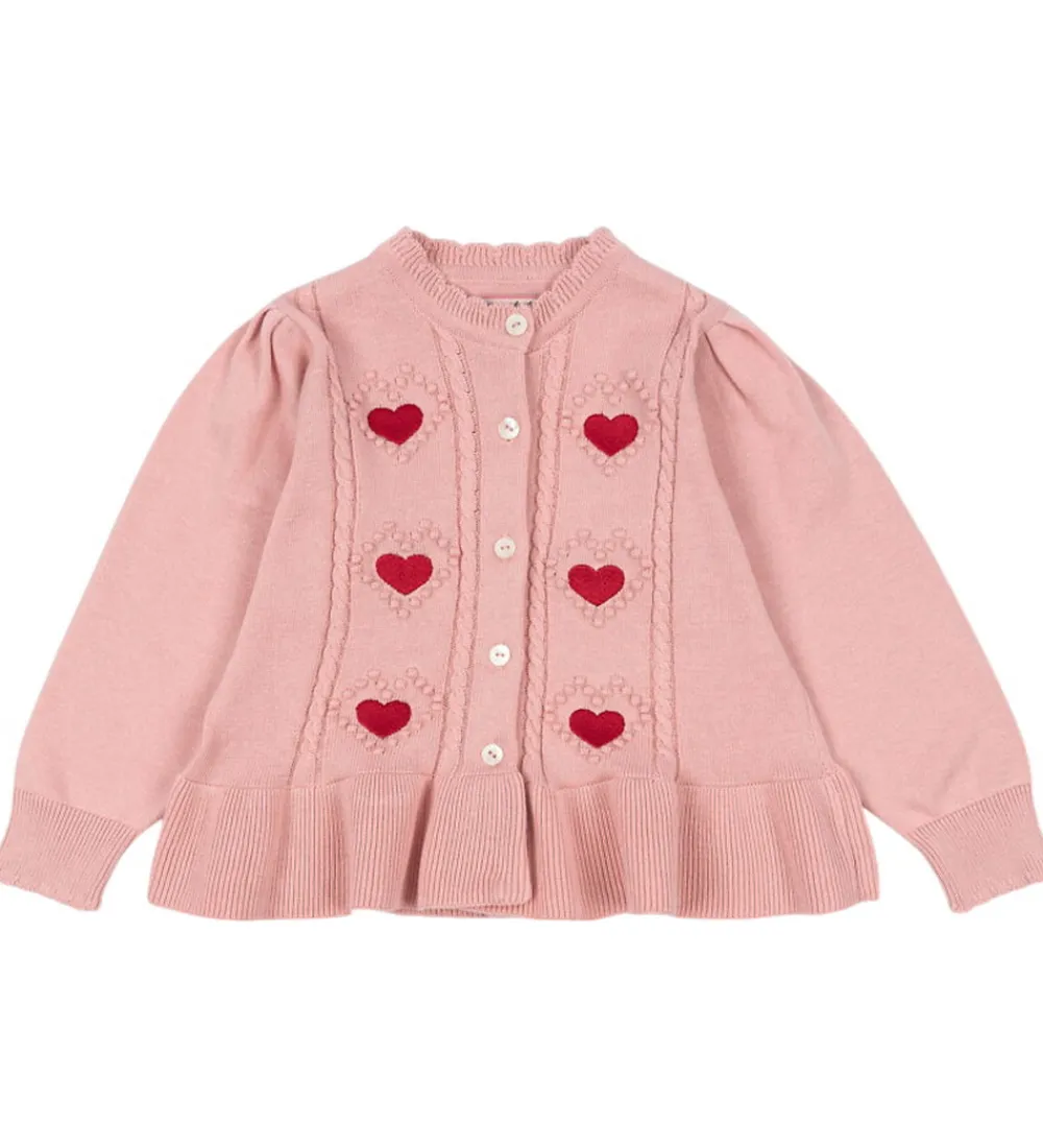 Striktrøjer-Konges Sløjd Cardigan - Strik - Soleil - Silver Pink
