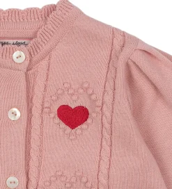 Striktrøjer-Konges Sløjd Cardigan - Strik - Soleil - Silver Pink