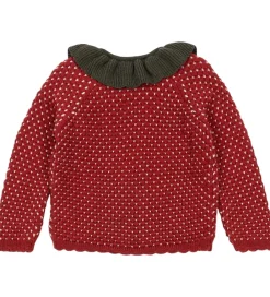 Cardigans-Konges Sløjd Cardigan - Uld - Strik - Strawberry - Barbados Cher