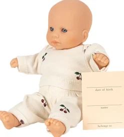 Dukker Og Tilbehør-Konges Sløjd Dukke - My First Mini Doll - Cherry AOP - 20 cm