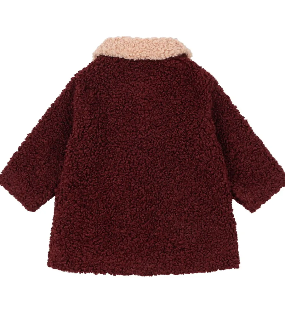 Konges Sløjd Fleece*Fleecefrakke - Teddy - Calin - Cabernet