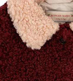 Konges Sløjd Fleece*Fleecefrakke - Teddy - Calin - Cabernet
