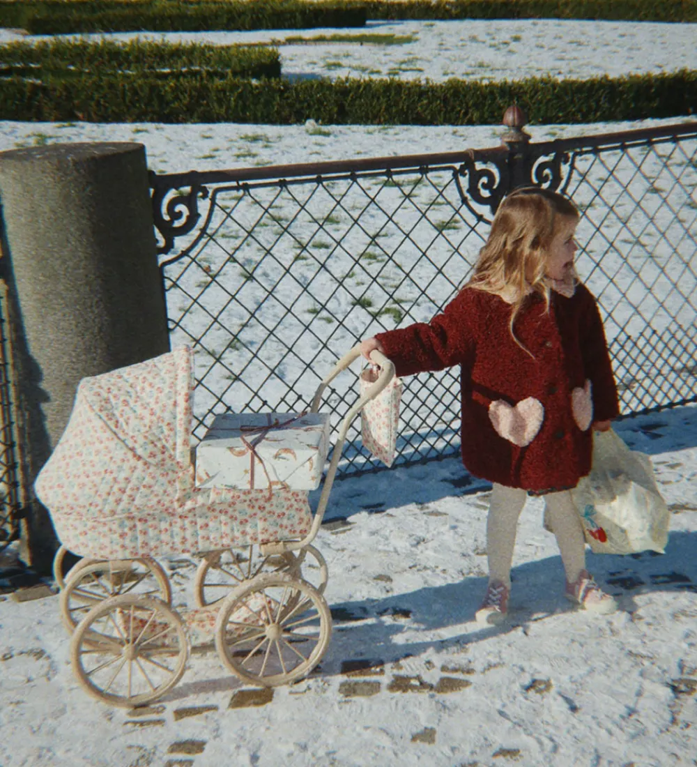 Konges Sløjd Fleece*Fleecefrakke - Teddy - Calin - Cabernet