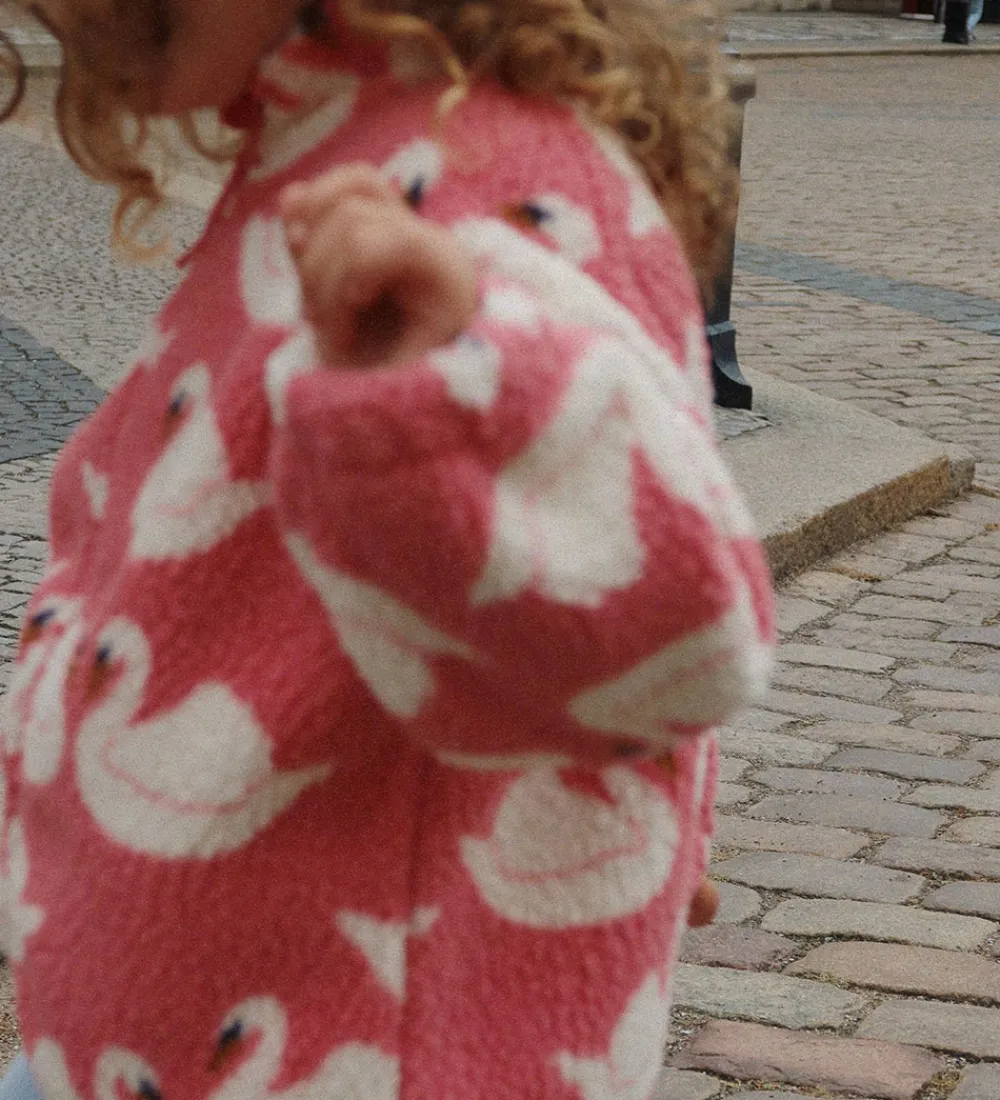 Konges Sløjd Fleece*Fleecejakke - Jody - Swan Candy