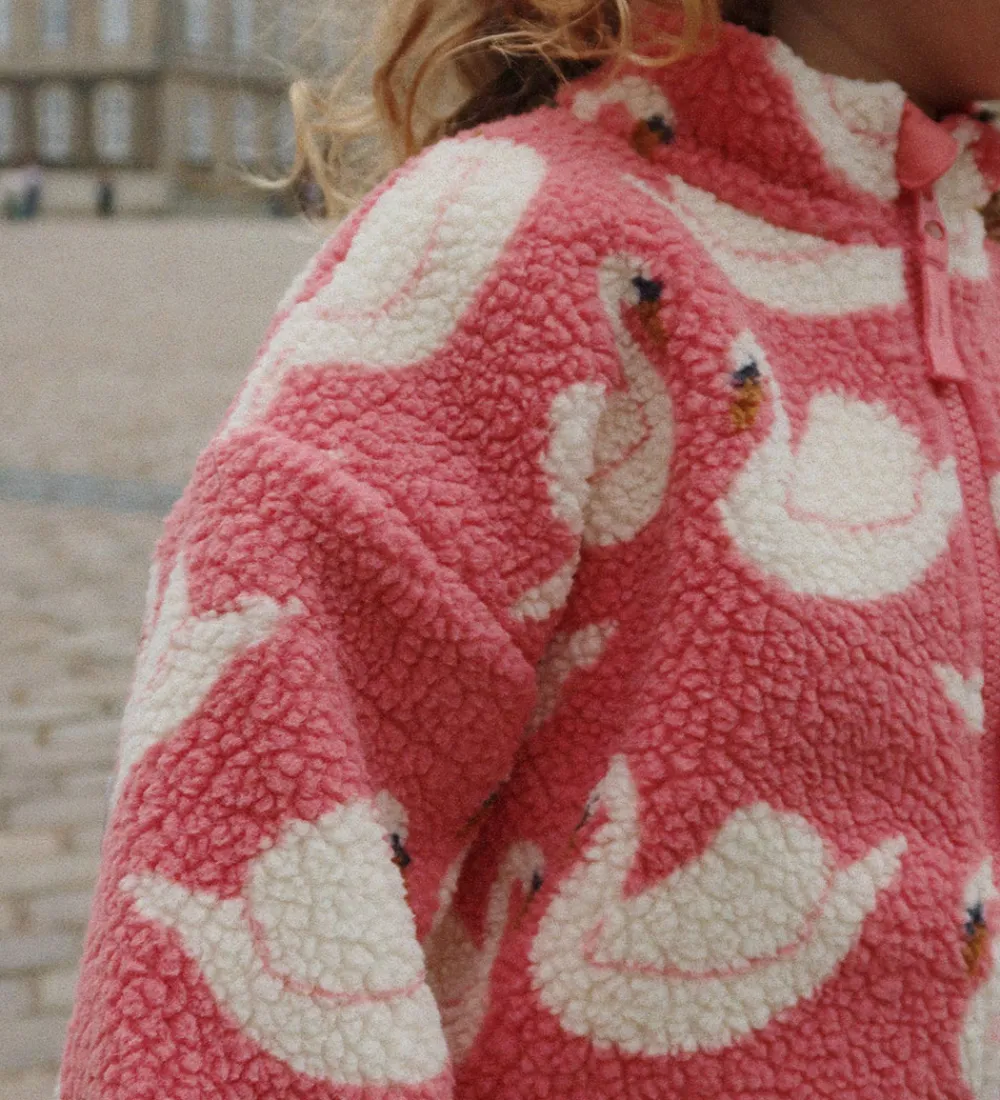 Konges Sløjd Fleece*Fleecejakke - Jody - Swan Candy
