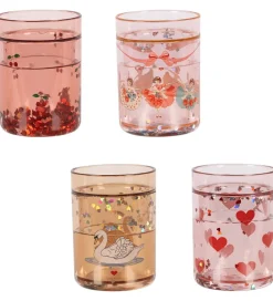 Kop Og Tudekop-Konges Sløjd Glitterkopper - 4-pak - Rose Multi