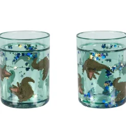 Konges Sløjd Spisetid|Kop Og Tudekop*Glitterkopper - 2-pak - Crocodile