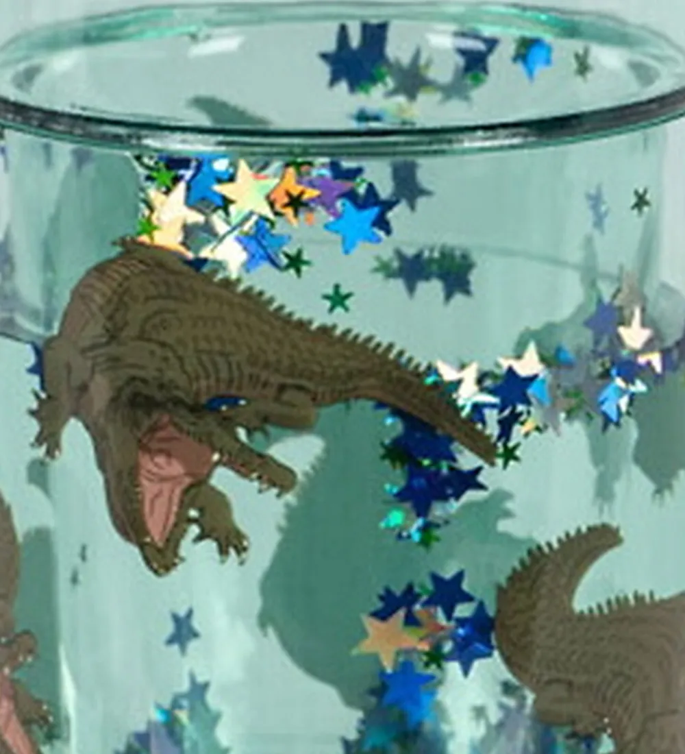 Konges Sløjd Spisetid|Kop Og Tudekop*Glitterkopper - 2-pak - Crocodile