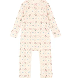 Konges Sløjd Heldragter*Heldragt - Rib - Minnie - Fleur Decor m. Hulmønster