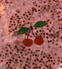 Babylegetøj|Tumledyr-Konges Sløjd Hoppebold m. Håndtag - Glitter - Cherry - 50 cm
