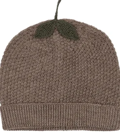 Huer Og Hatte-Konges Sløjd Hue - Uld - Strik - Fruity - Bunny Brown Melange
