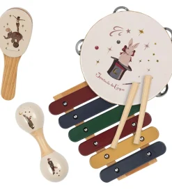 Konges Sløjd Musikinstrumenter*Musikinstrumenter - Træ - 4 Dele - Circus