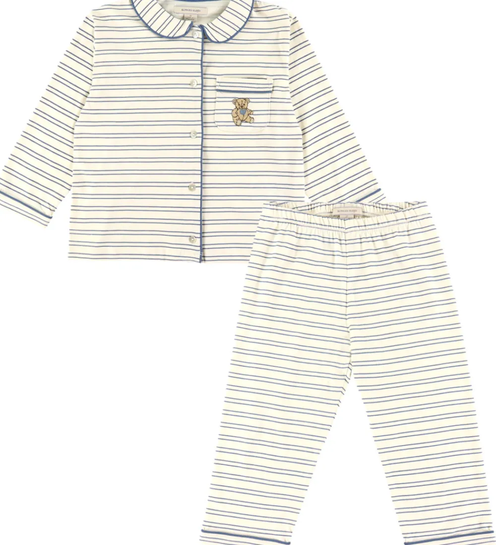 Nattøj-Konges Sløjd Nattøj - Pio - Indigo Butter Stripe