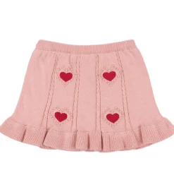 Konges Sløjd Nederdele*Nederdel - Strik - Soleil - Silver Pink