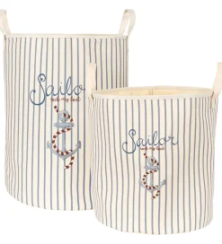 Konges Sløjd Kurve|Opbevaring*Opbevaringskurve - 2 stk. - Sailor Stripe