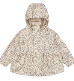 Konges Sløjd Regntøj*Regntøj m. Seler/Fleece - PU - Rainy Palme - Milk T