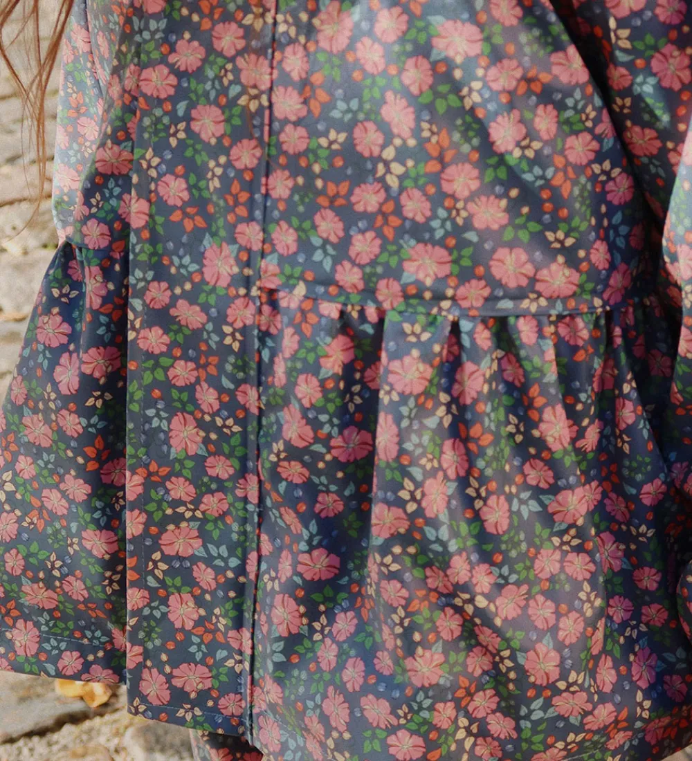 Konges Sløjd Regntøj*Regntøj m. Seler/Fleece - PU - Palme - Kyoto