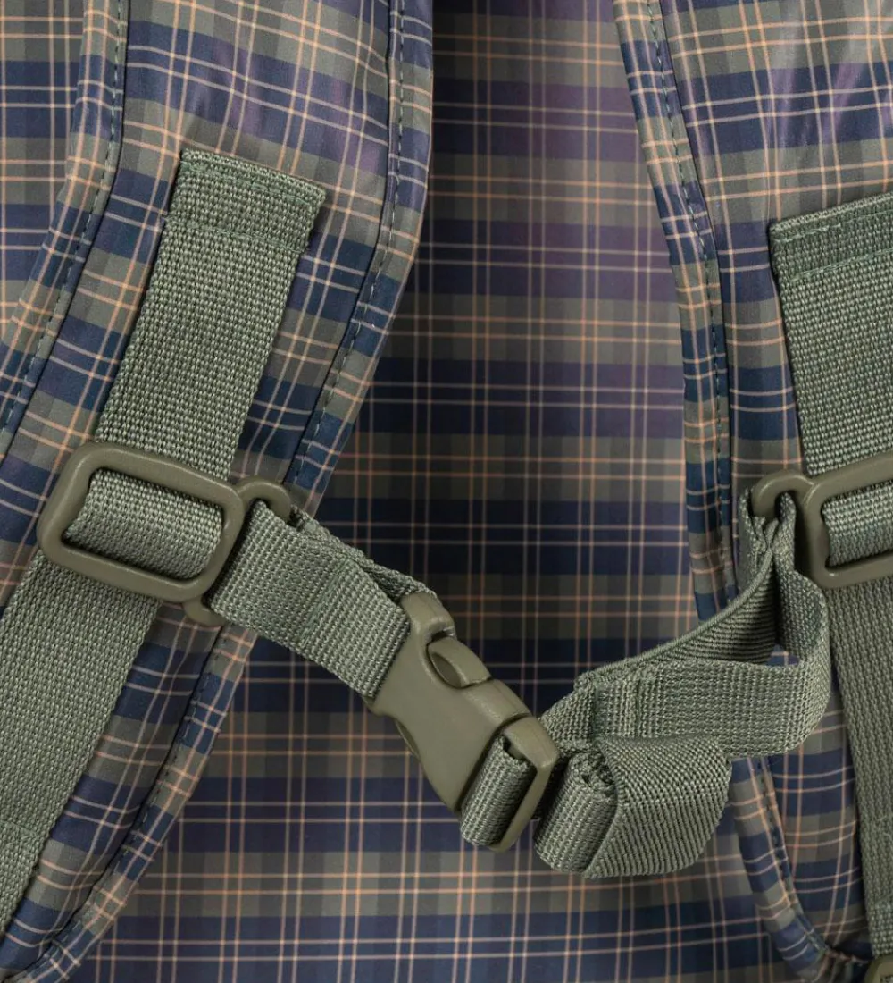 Konges Sløjd Rygsække*Rygsæk - PU - Rainy - Midi - Laurel Blue Check