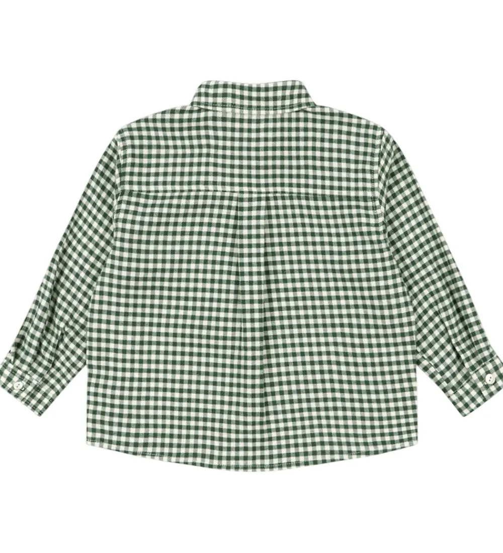Skjorter-Konges Sløjd Skjorte - Foret - Green Check