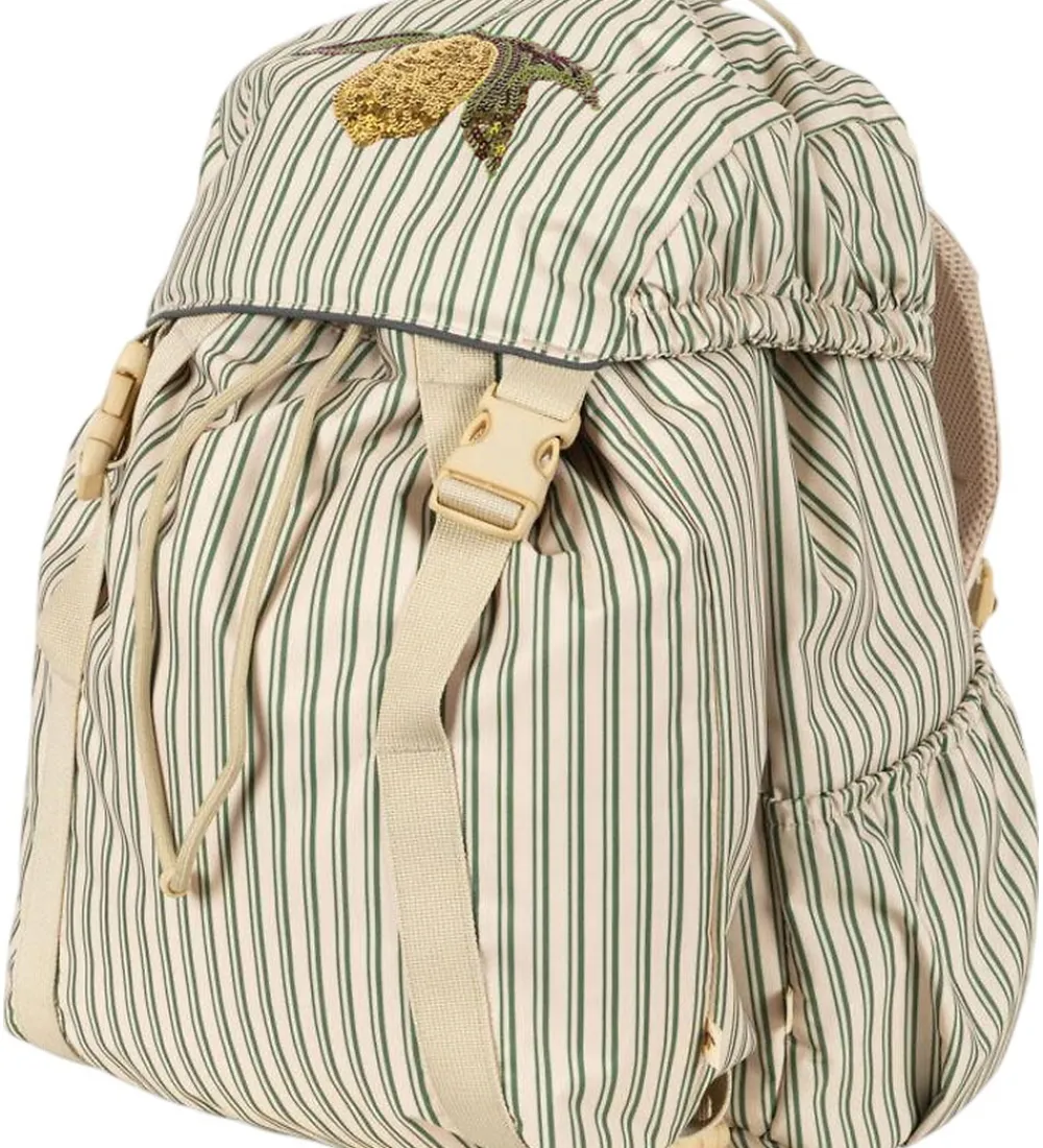 Skoletasker-Konges Sløjd Skoletaske m. Gymnastiktaske - Clover - Duo Verde