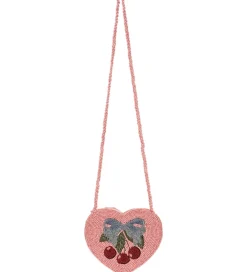 Konges Sløjd Tasker|Skuldertasker*Skuldertaske - Beaded Heart - Amarena