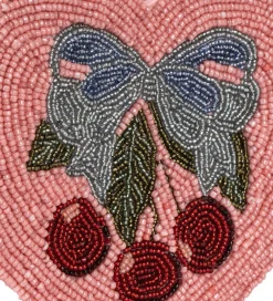 Konges Sløjd Tasker|Skuldertasker*Skuldertaske - Beaded Heart - Amarena