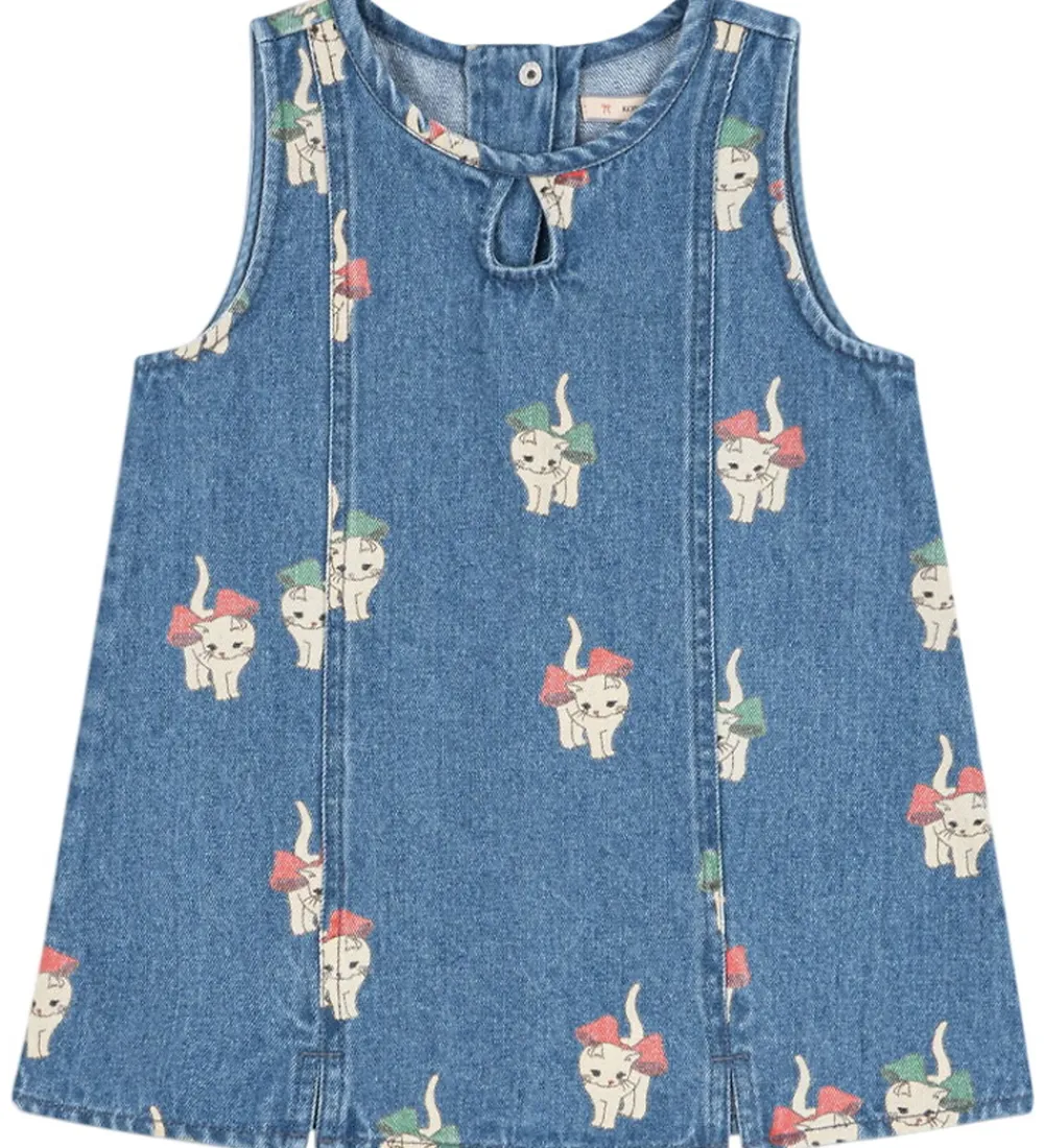 Konges Sløjd Kjoler*Spencer - Magot - Bow Kitty Denim