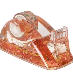 Skriveredskaber|Skole-Konges Sløjd Tapedispenser - Sparkle Splash - Red
