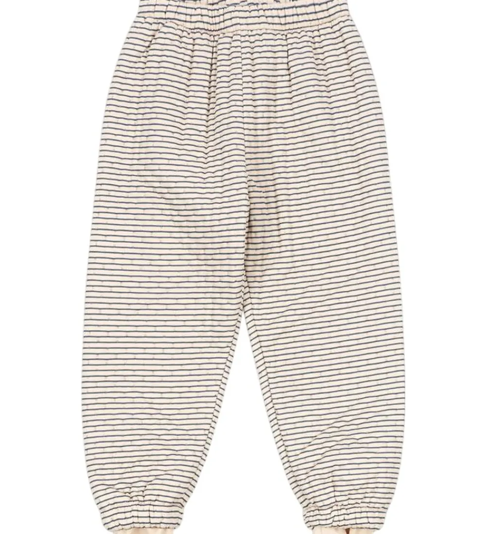 Termotøj-Konges Sløjd Termobukser - Thermo - Stripe Bluie